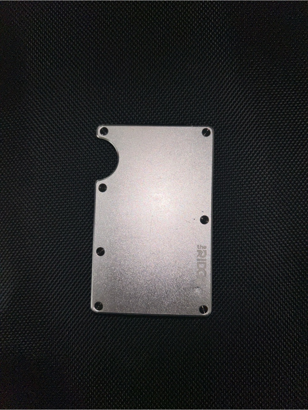 The Ridge Olive Green & Silver Minimalist Money Clip Wallet - The Ridge - Picture 3 of 6